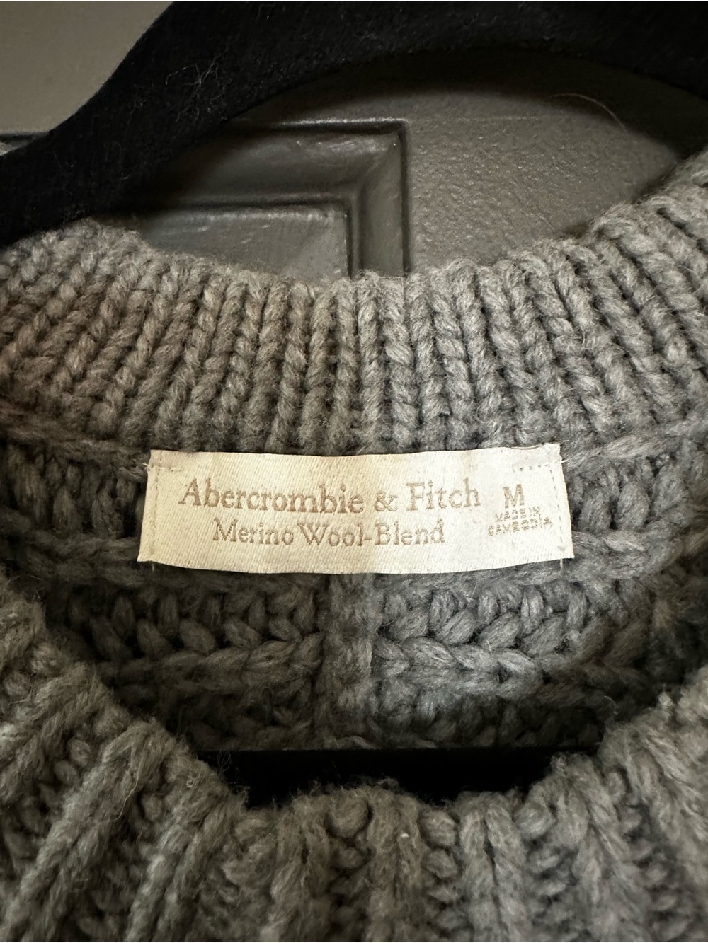 Abercrombie Chunky Knit Crewneck Sweater - Picture 2 of 3